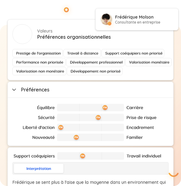 Assessment Preferences (600) FR